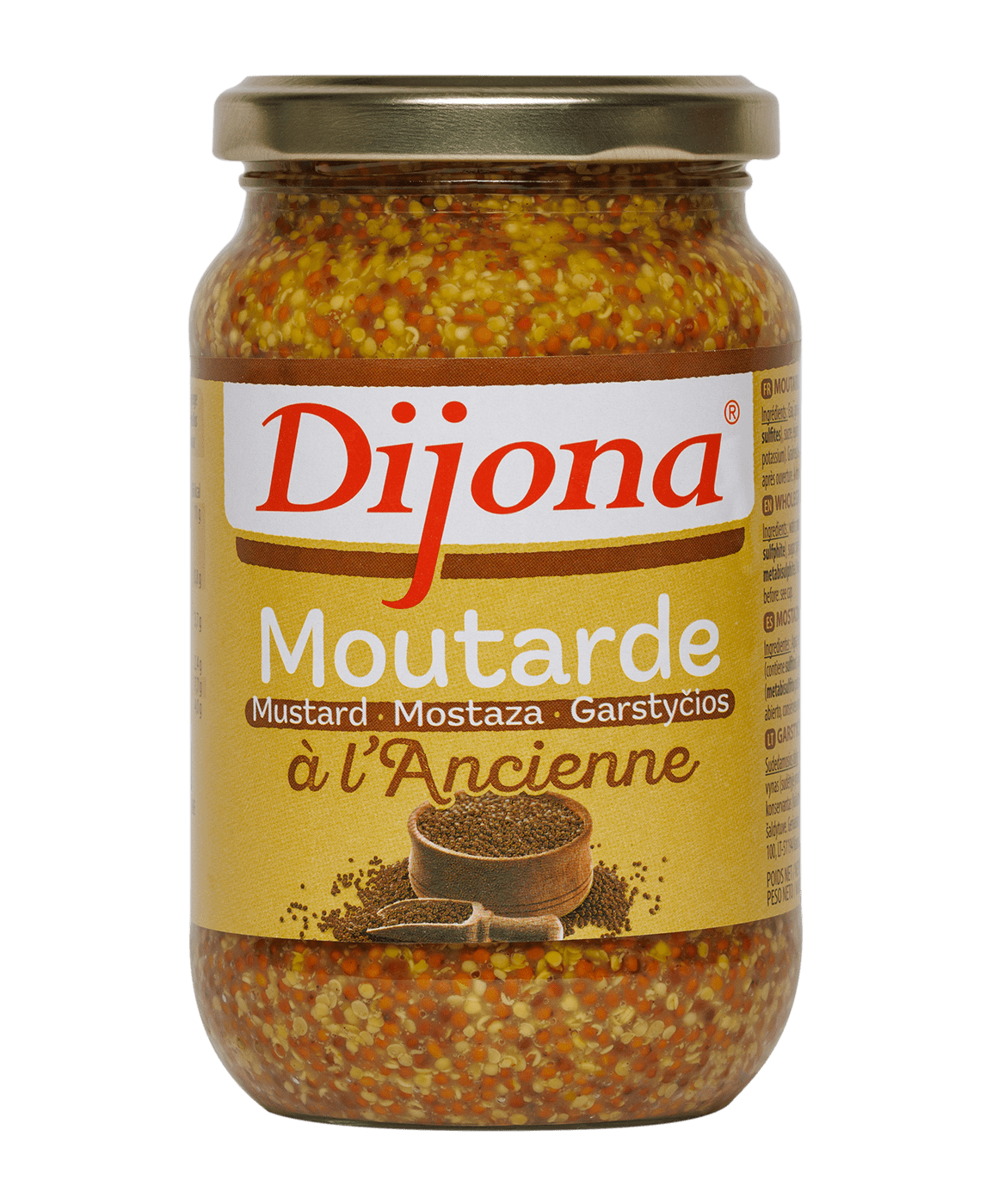 Dijona, moutarde pour professionnels - A l'ancienne - Flacon - 350g