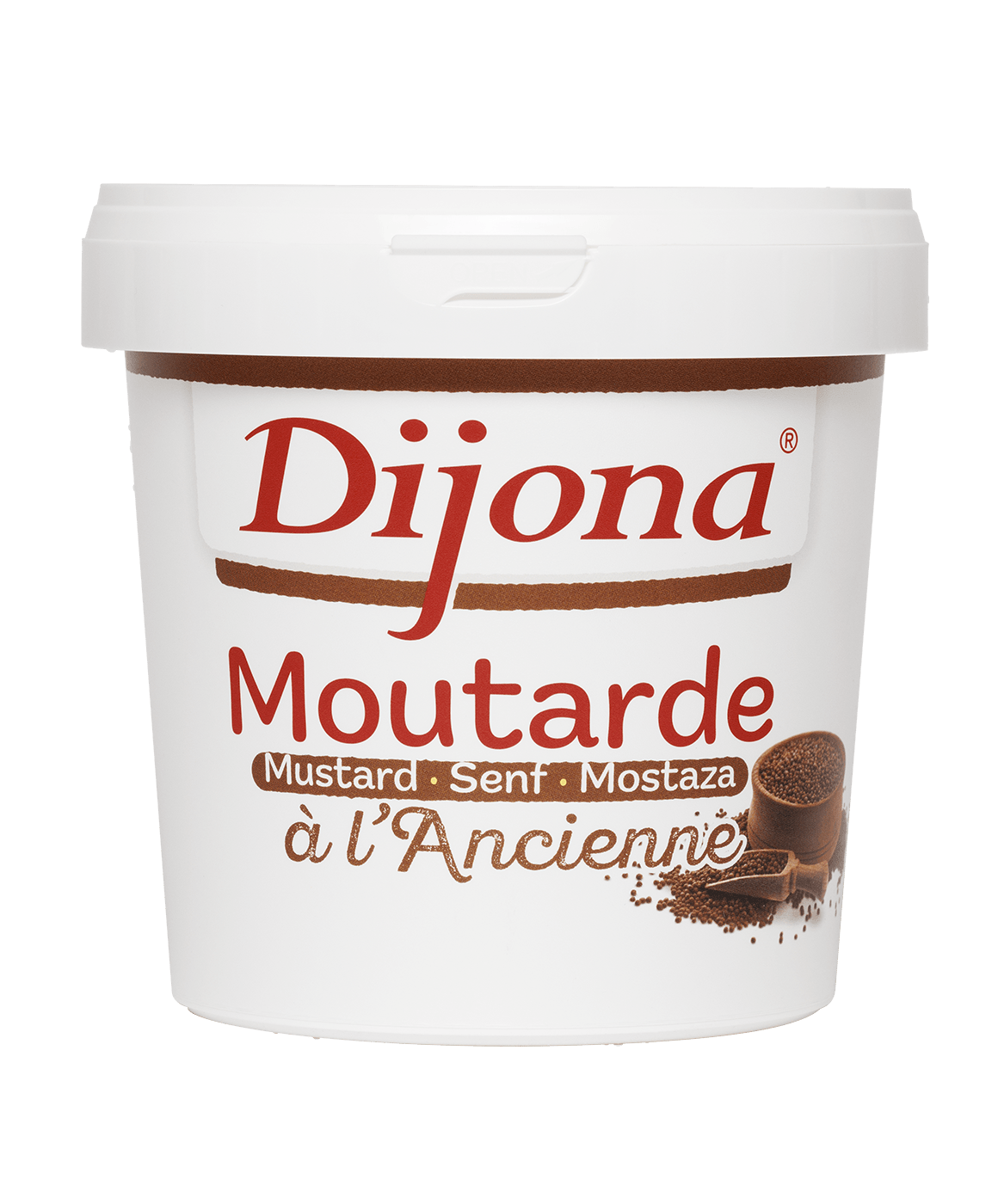 Dijona, moutarde pour professionnels - A l'ancienne - Seau - 1kg